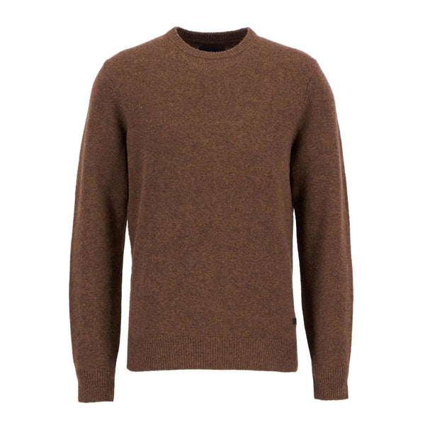 Barbour Essential Crew-Neck Jumper - Brown