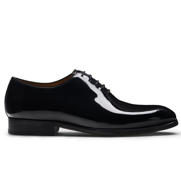 Magnanni Fleur Patent Leather Shoe - Black