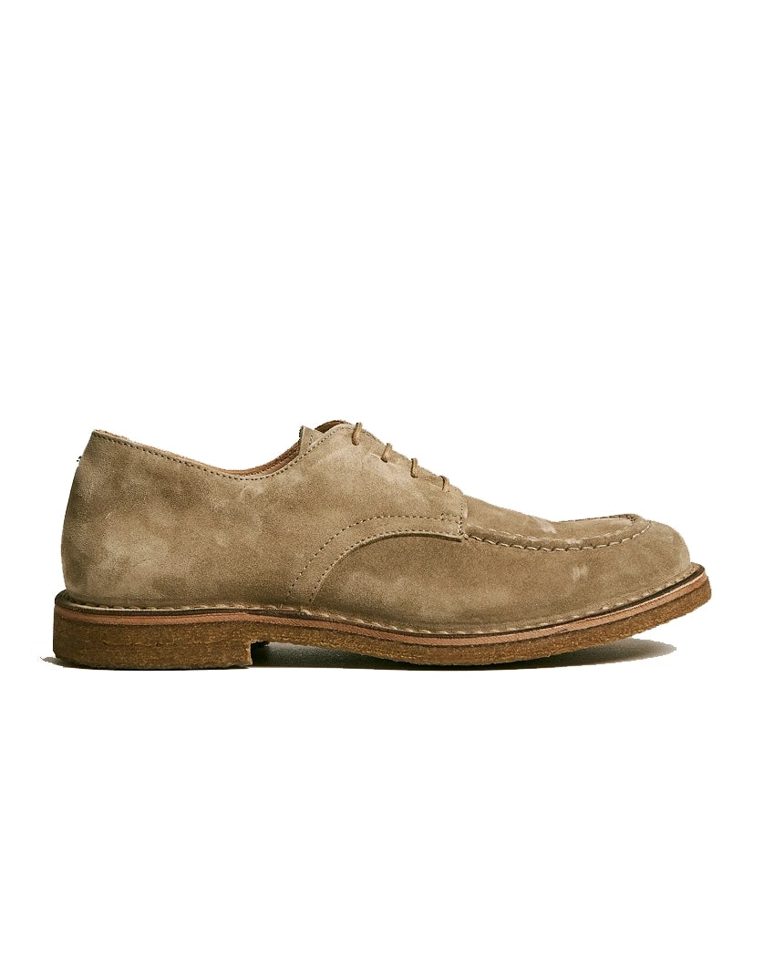 Astorflex Carlflex Mac Toe Derby Suede Shoe STONE Galvin for Men