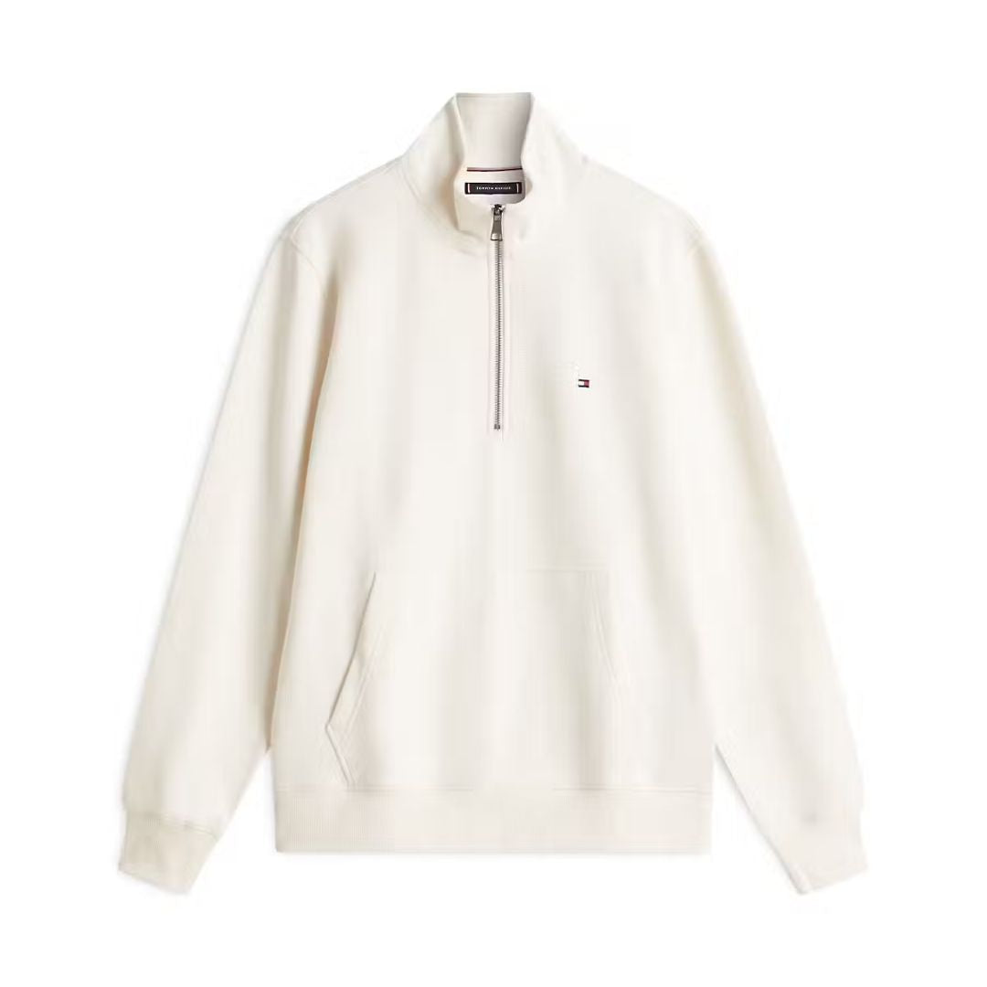 Tommy Hilfiger Essential Terry New 1/4 Zip - White