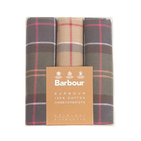 Barbour Handkerchief Gift Box Set - Tartan