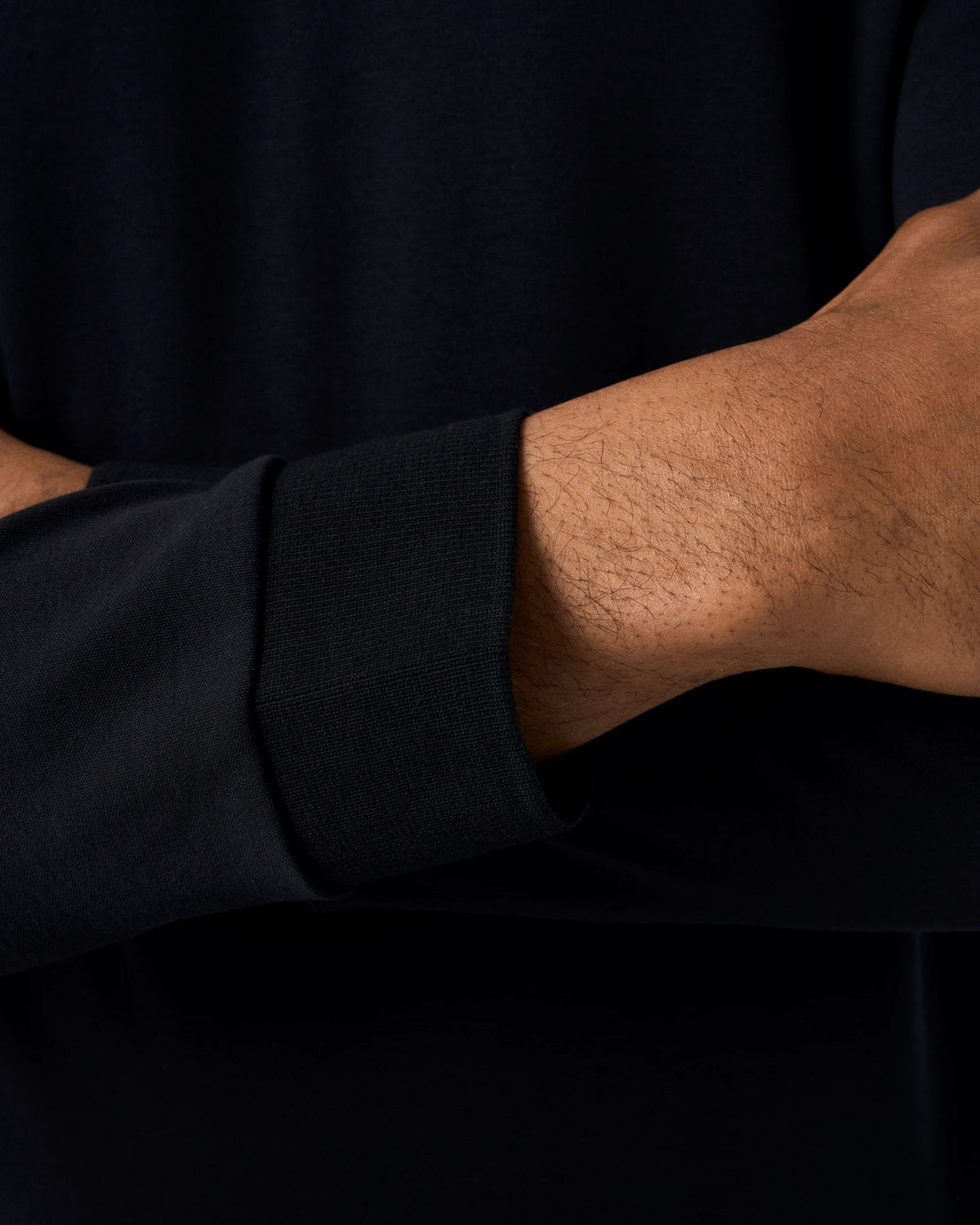 Eton Navy blue Interlock Polo Shirt  - Navy