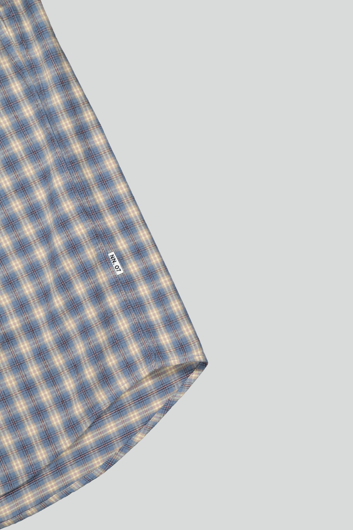 NN07 Deon Check Shirt - Blue