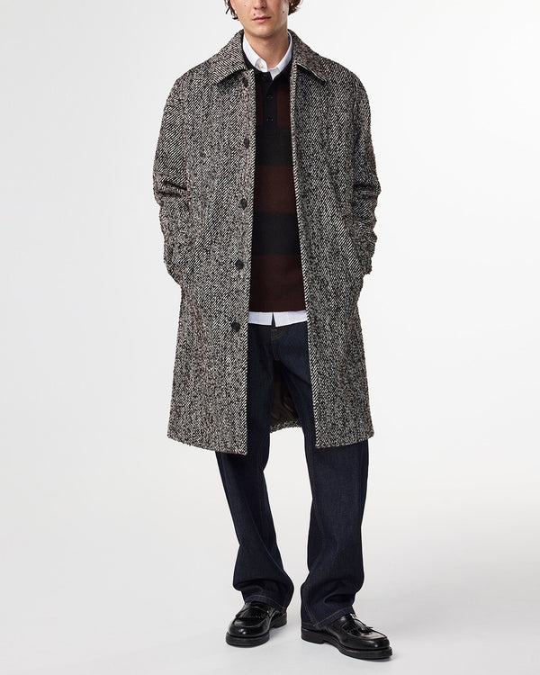 NN07 Franco Coat - Grey/Brown