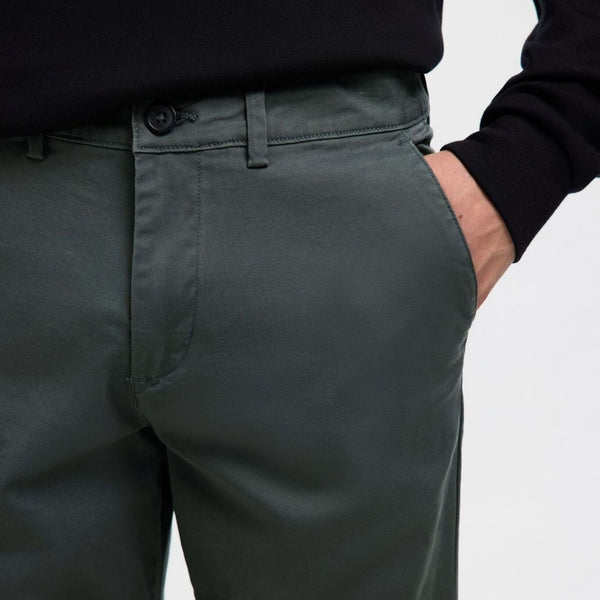 Selected Homme 175 Slim Fit Flex Chinos - Grey