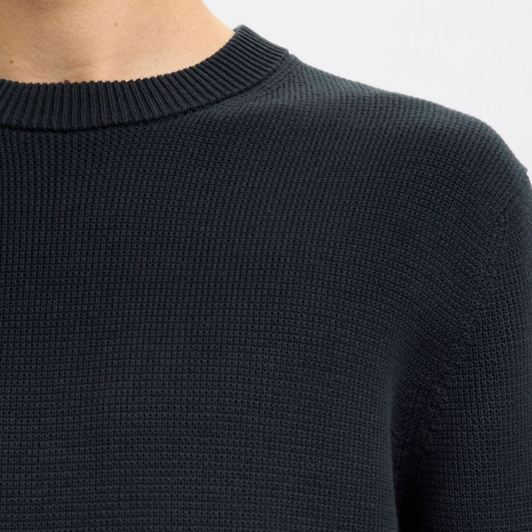 Selected Homme Crew Neck Jumper - Blue