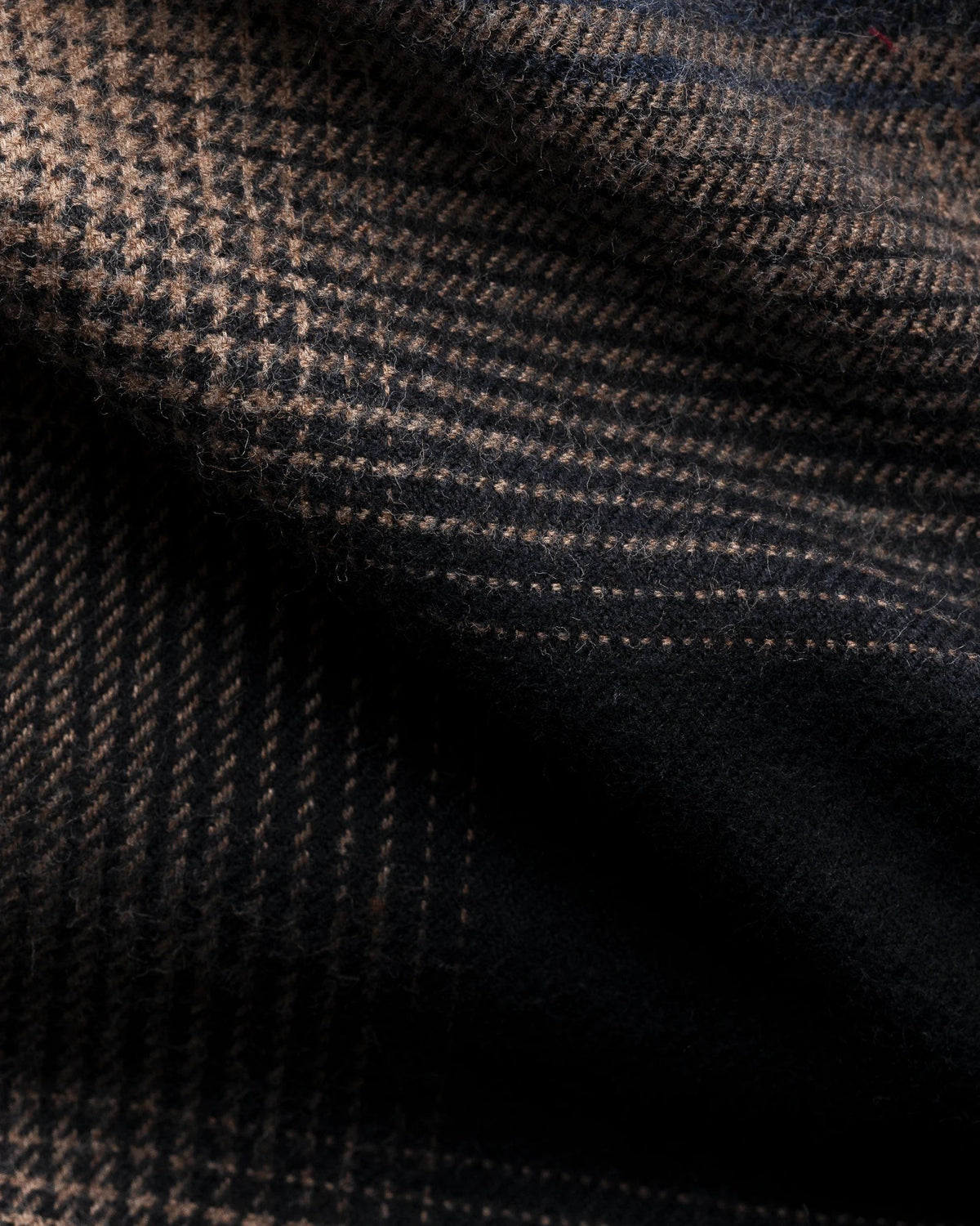 Eton Navy blue Plaid Check Flannel Shirt  - Navy