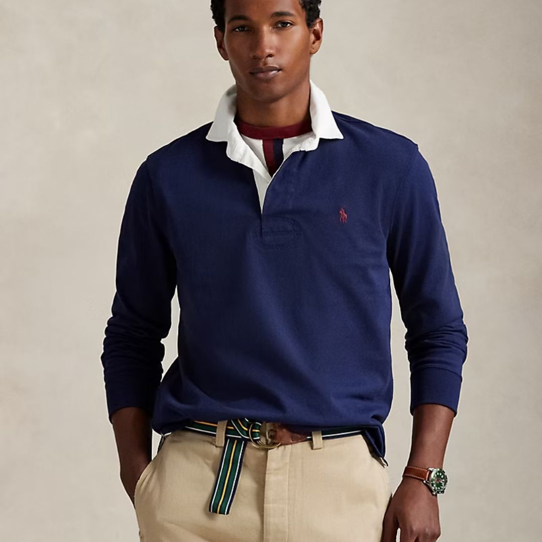 Polo Ralph Lauren Iconic Rugby Jersey - Navy