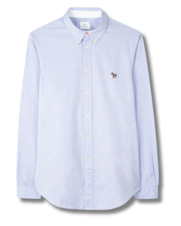 Paul Smith Tailored Zebra Shirt - Blue