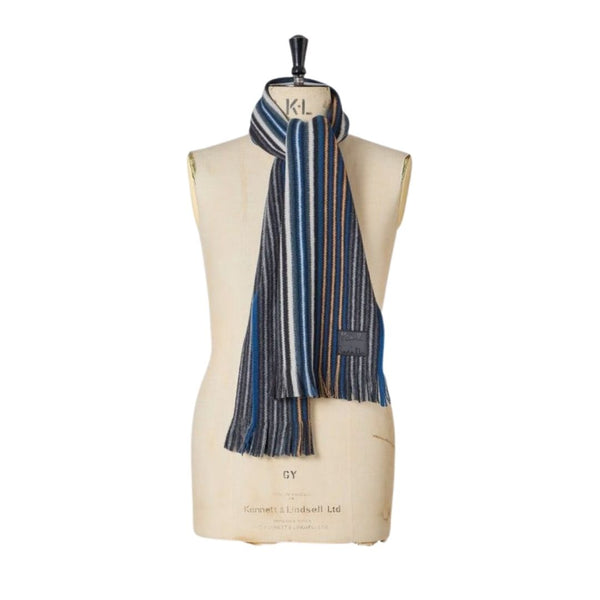 Paul Smith Double-Sided Wool Scarf – Grey