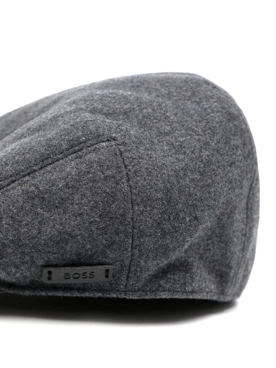 BOSS Logo Patch Cap – Grey