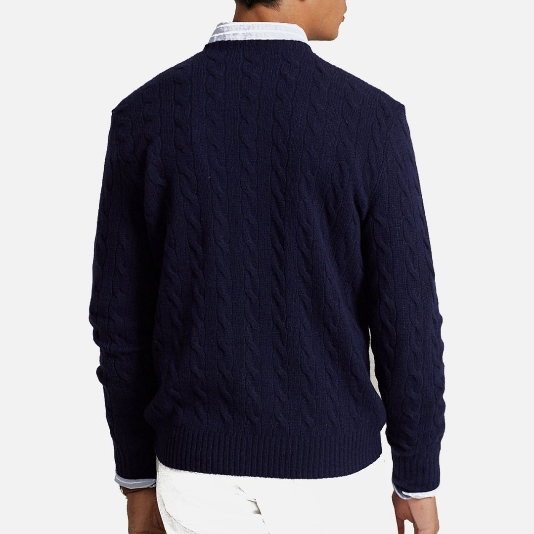 Polo Ralph Lauren Wool &amp; Cashmere Crew Knit - Navy