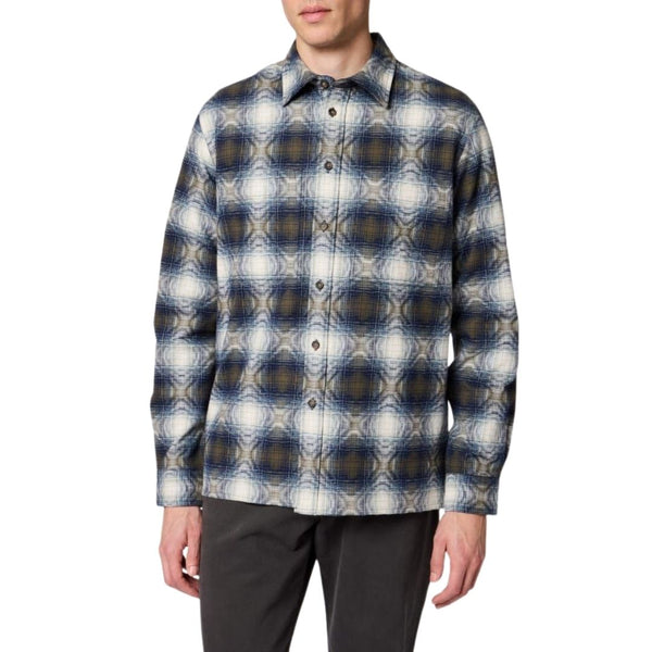 Paul Smith L/S Casual Fit Pocket Shirt - Blue
