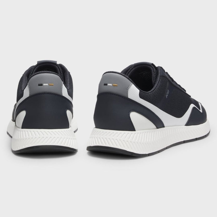 BOSS Titanium Runn Trainers – Dark Blue