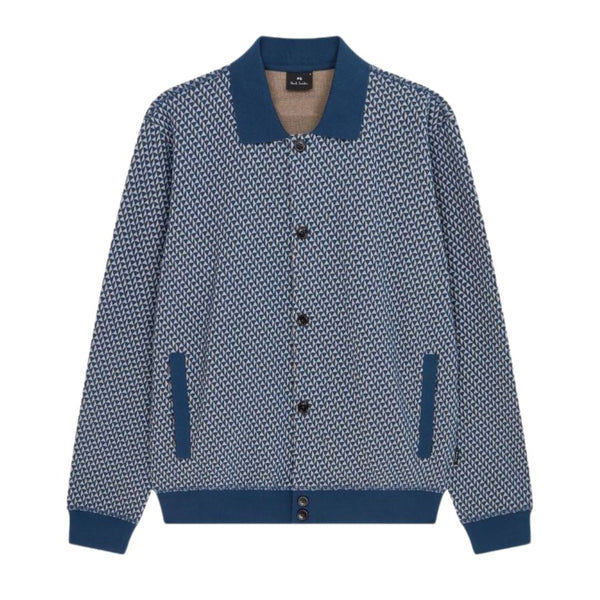 Paul Smith Jersey Cardigan - Blue