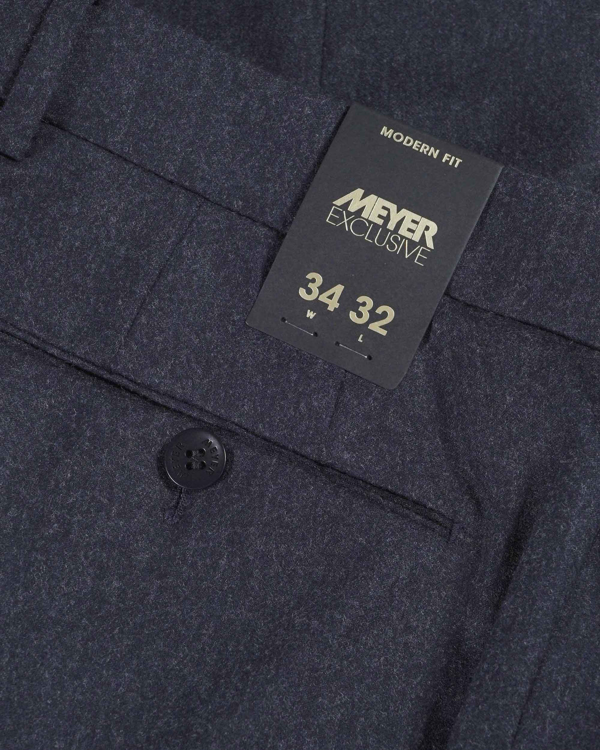 Meyer Ultimate Flannel Bonn Trousers - Blue