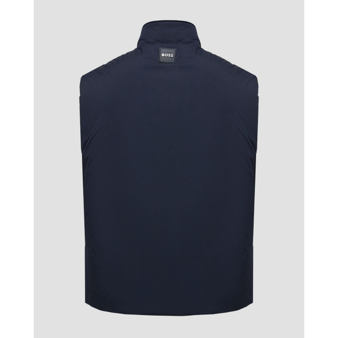 Boss Black H-Carens Vest Zip through Jacket - Navy Blue