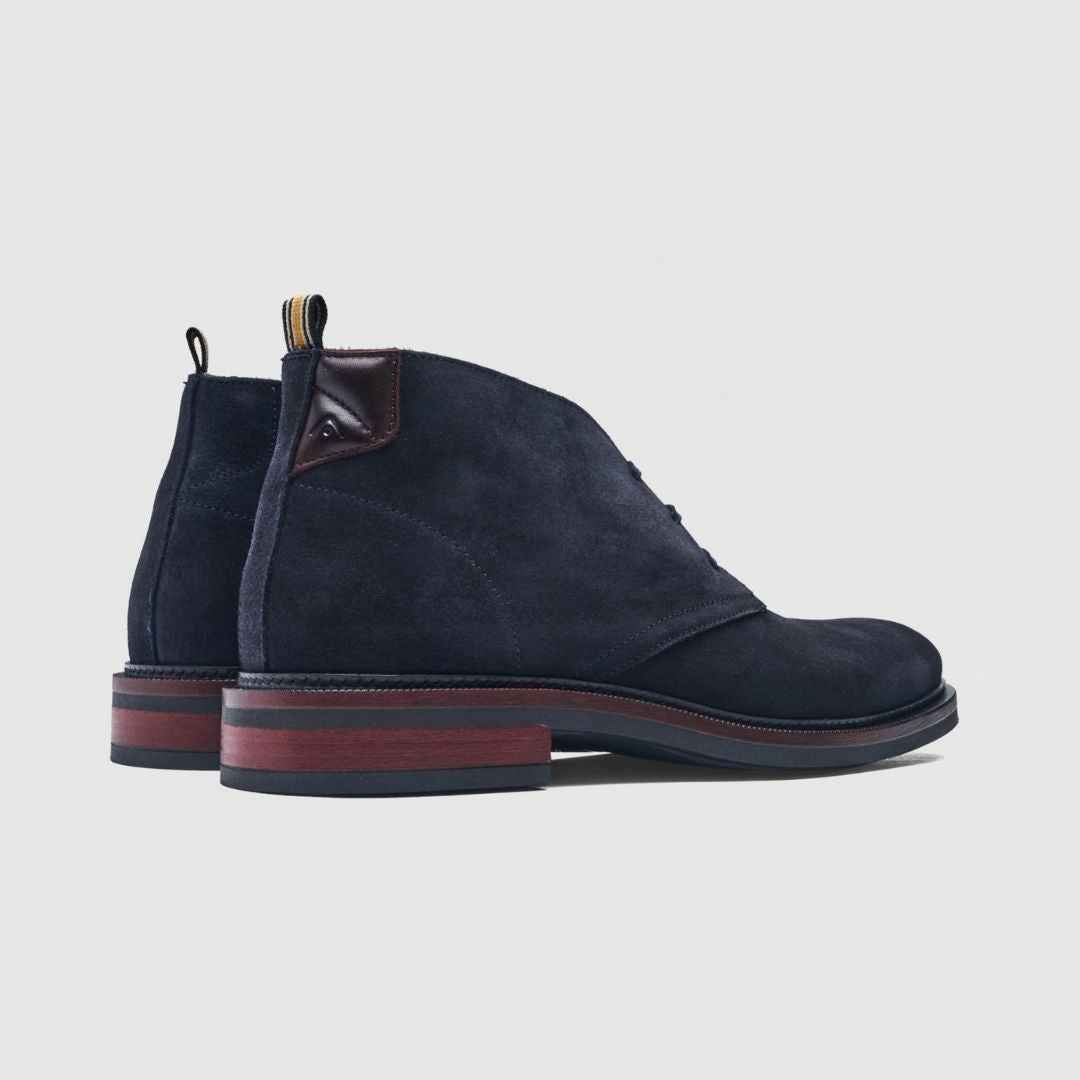 Ambitious Gali Suede Lace-Up Boots – Navy