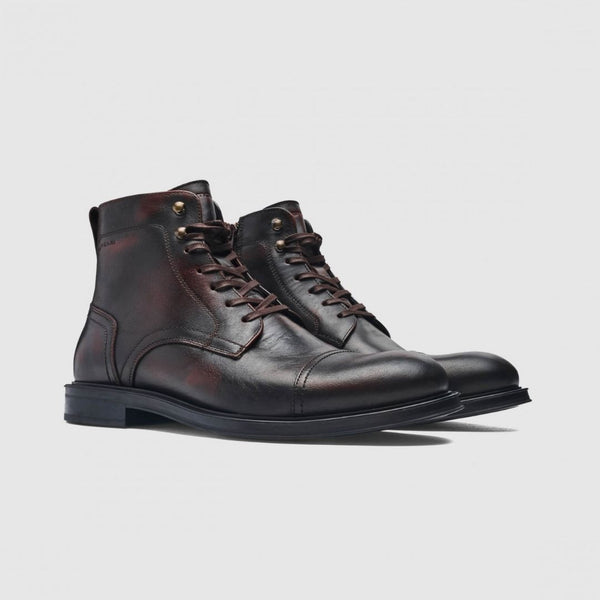 Ambitious Luke Lace Boot Brandy Brown