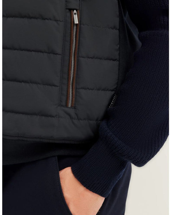 Bugatti Zip Thru Gilet - Navy
