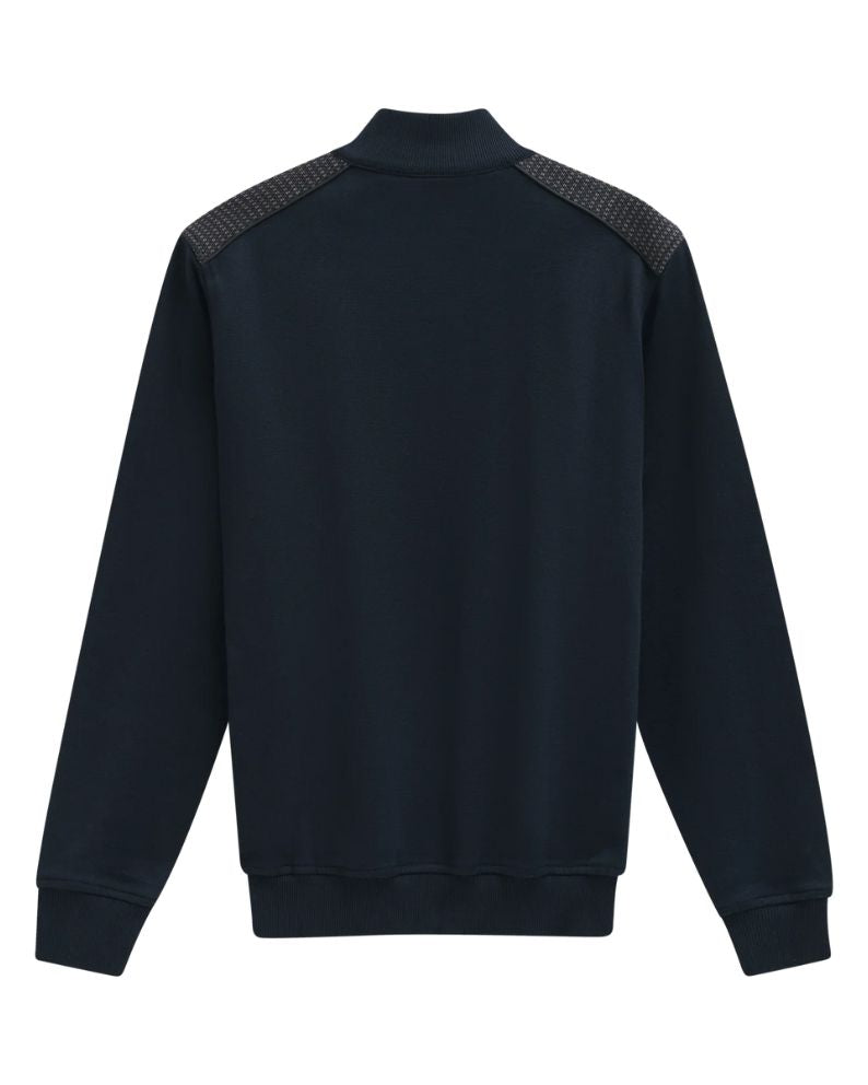 Bugatti Button Neck Sweatshirt - Brown