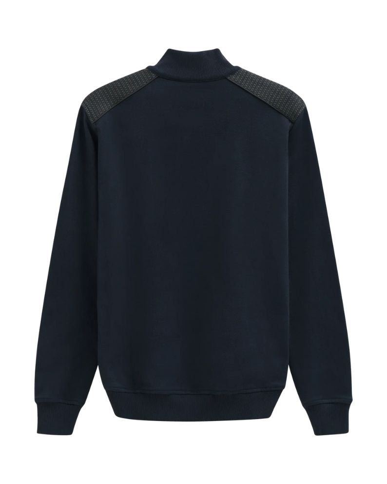 Bugatti Button Neck Sweatshirt - Green