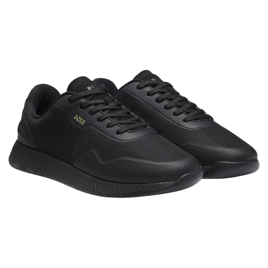 BOSS Titanium Runn Trainers – Black
