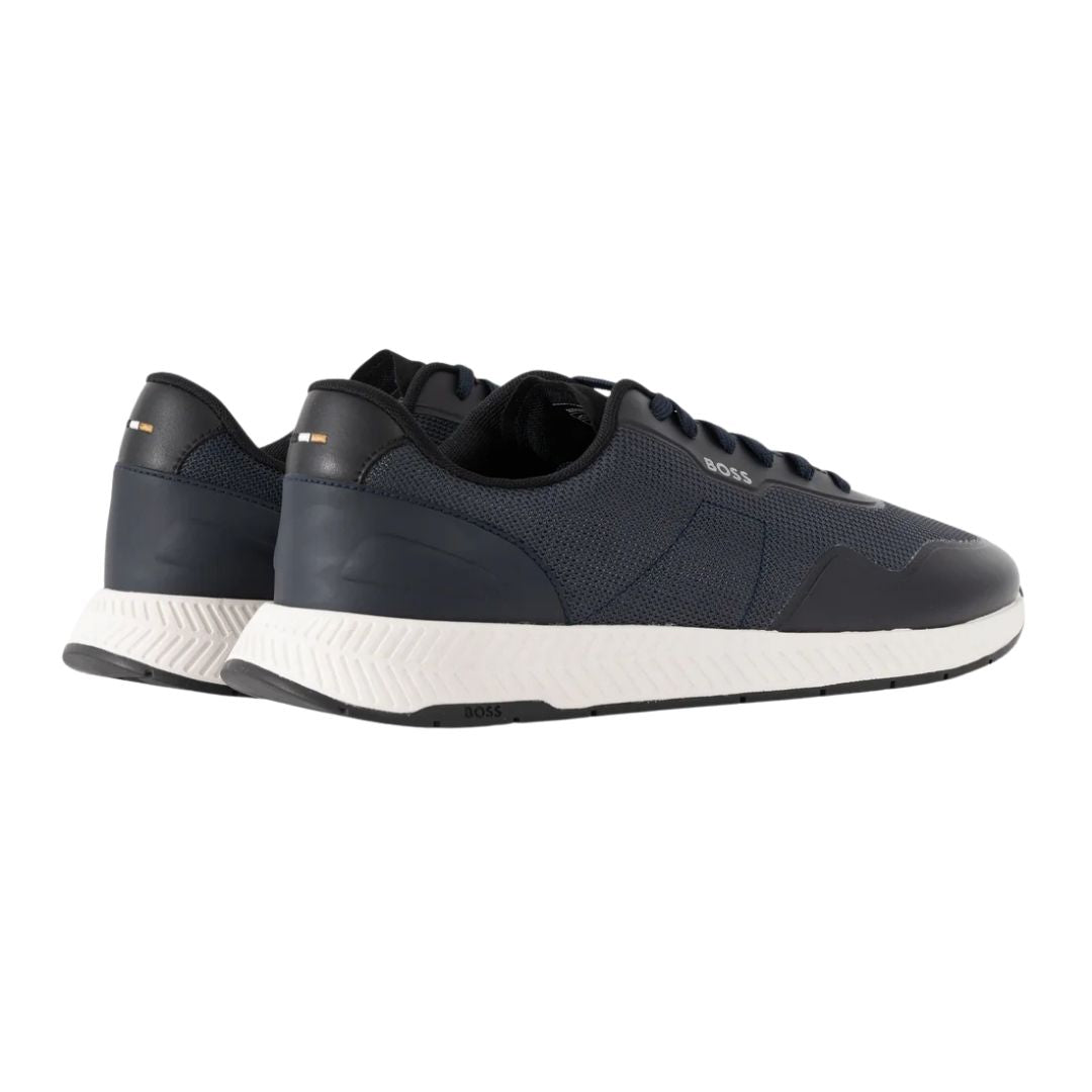 Boss Titanium Runn Trtxpu Mens Trainers - Dark Blue