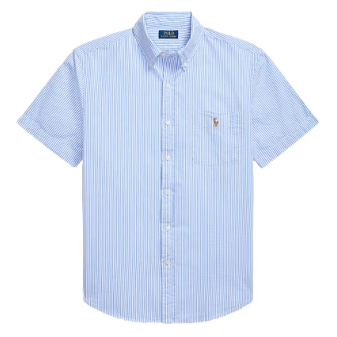Polo Ralph Lauren Prepster Custom Fit Seersucker Shirt - Blue