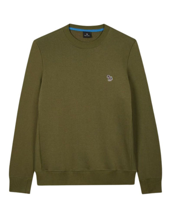 Paul Smith Zebra Logo Organic Cotton Sweatshirt - Green