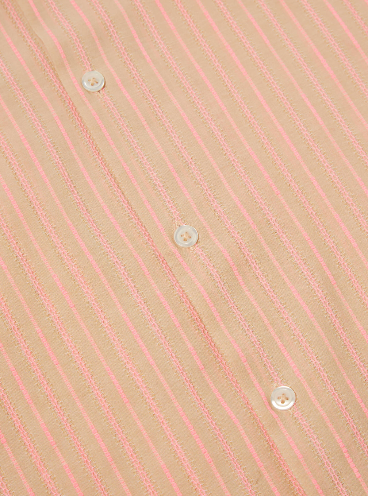 Universal Works Road Shirt - Beige/Pink