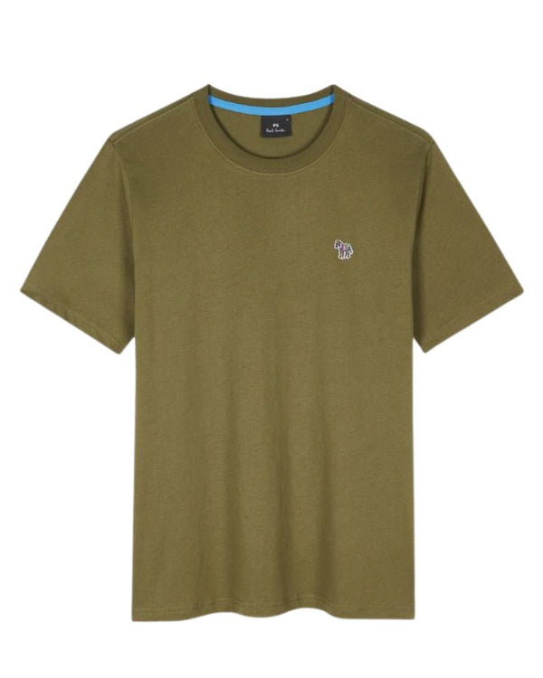 Paul Smith Organic Cotton Zebra Logo T-Shirt - Green