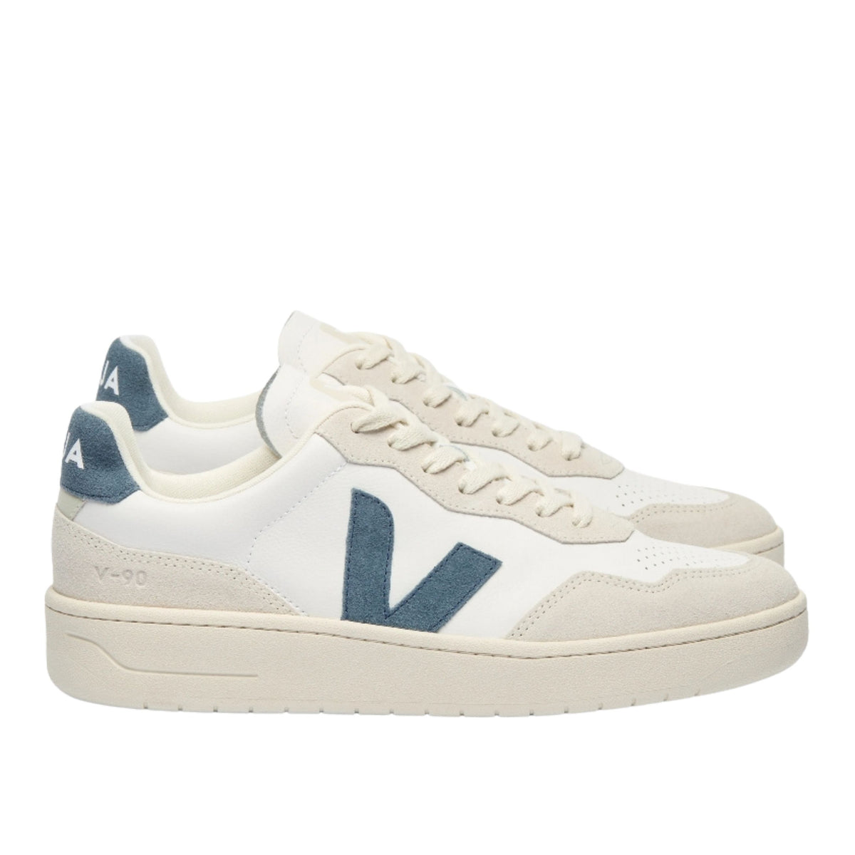 Veja V-90 Leather - White/California