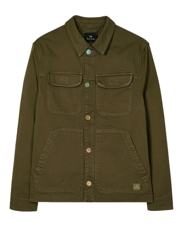 Paul Smith Pocket Overshirt Jacket - Green