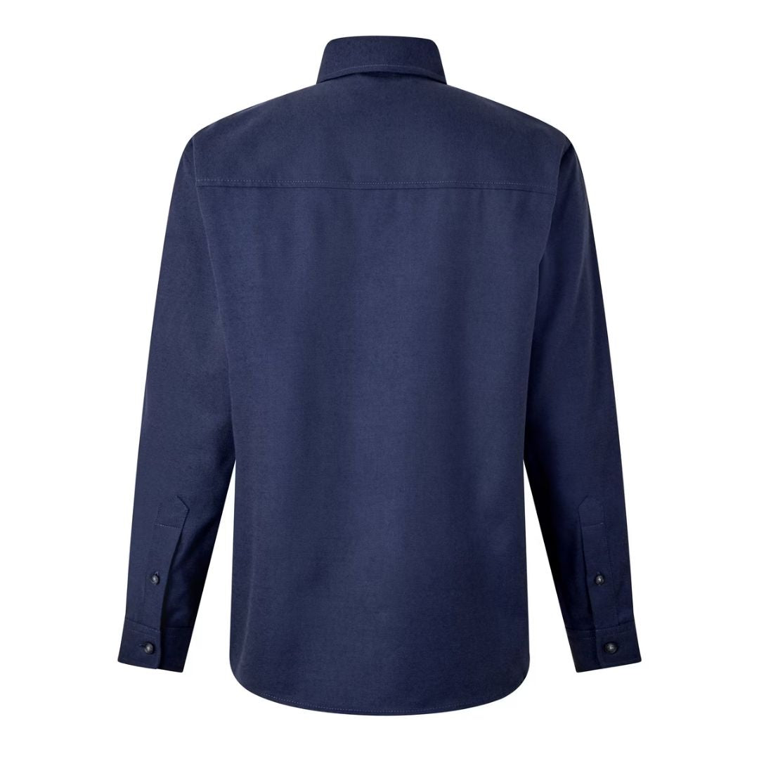 Boss Black Owen Solid Overshirt - Blue