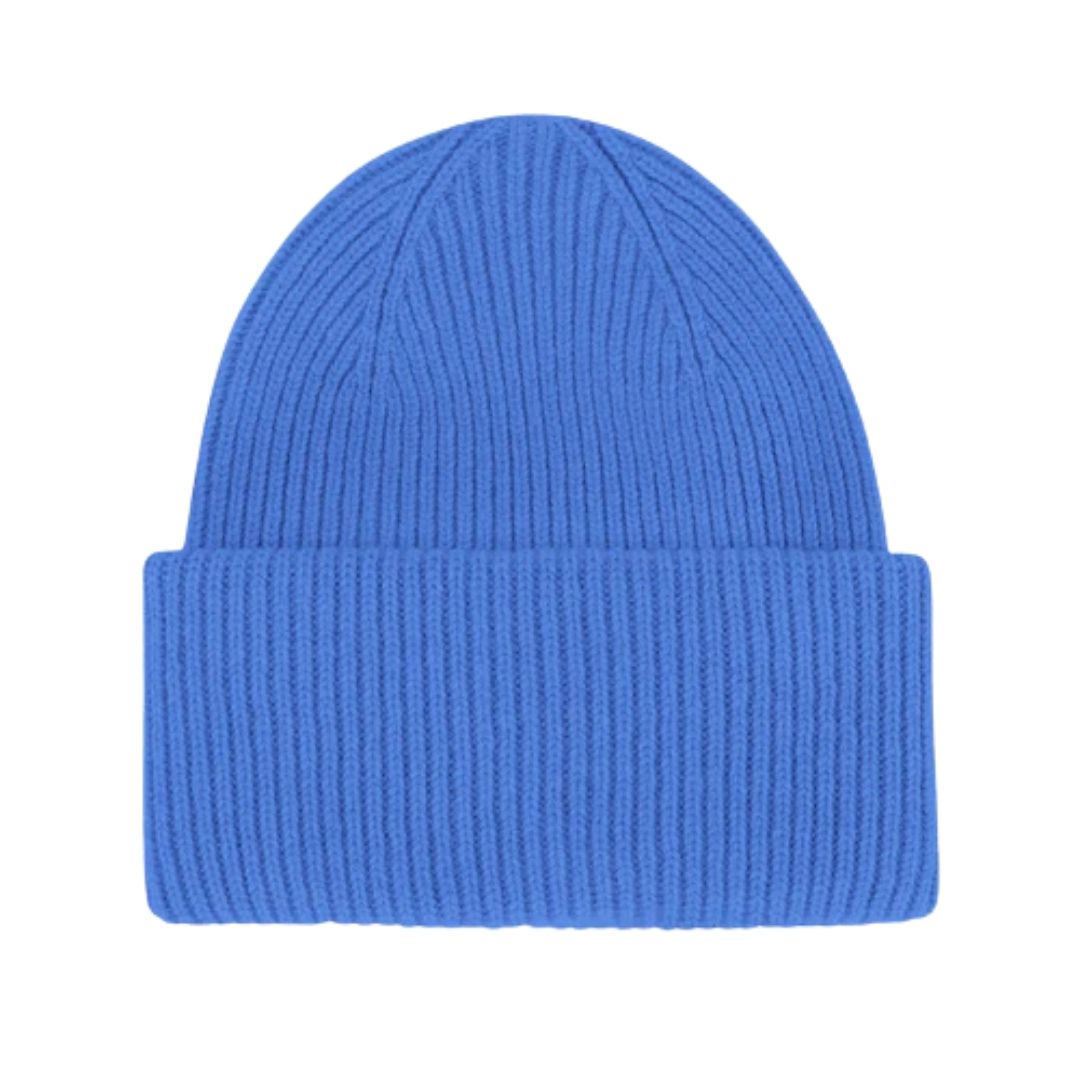 Colorful Standard 100% Recycled Merino Wool Beanie - Pacific Blue