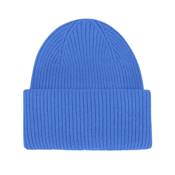 Colorful Standard 100% Recycled Merino Wool Beanie - Pacific Blue