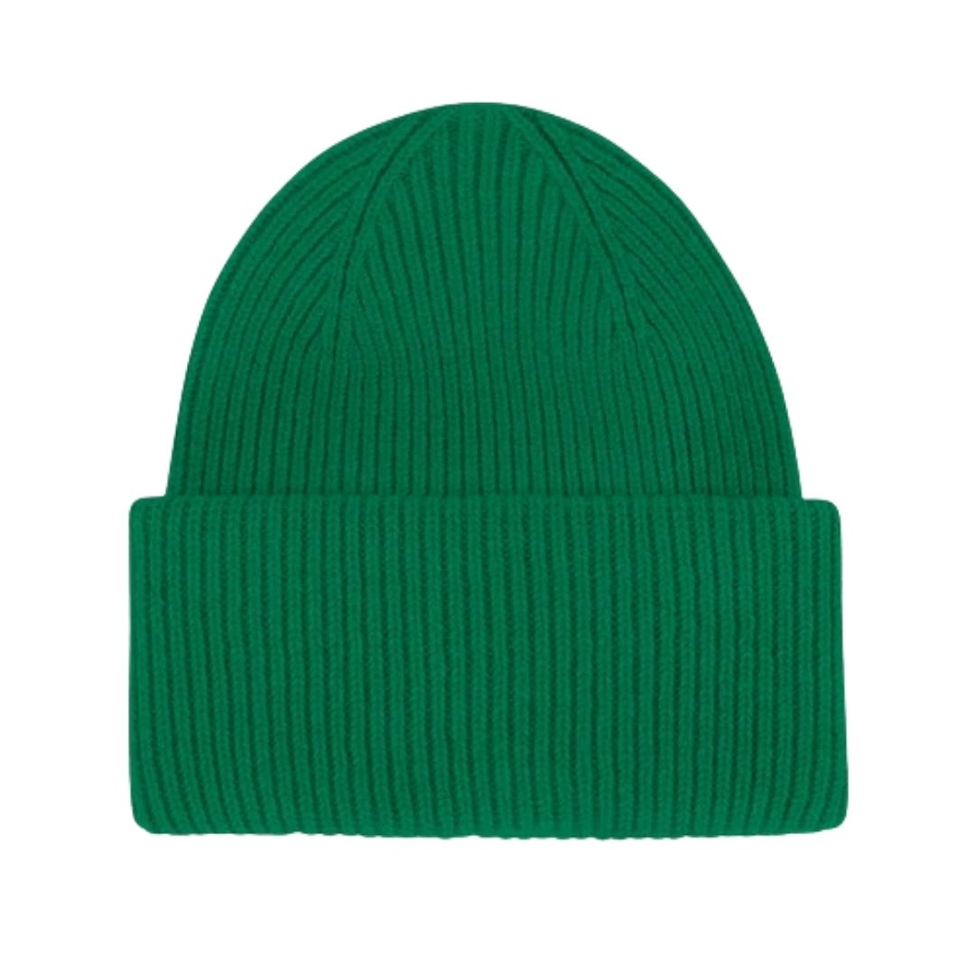 Colorful Standard 100% Recycled Merino Wool Beanie  - Kelly Green