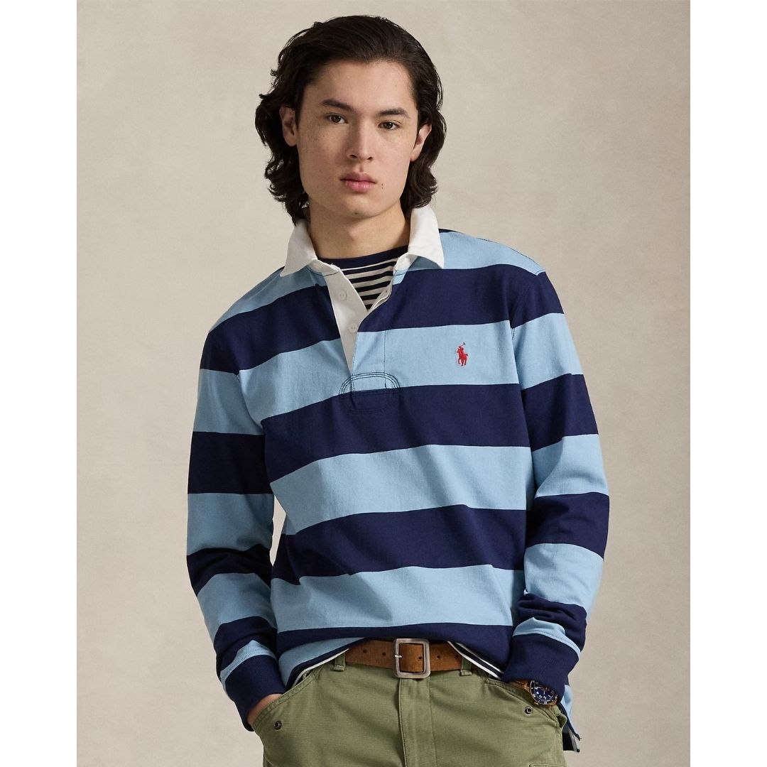 Polo Ralph Lauren The Iconic Rugby Shirt - Navy - Galvin for Men