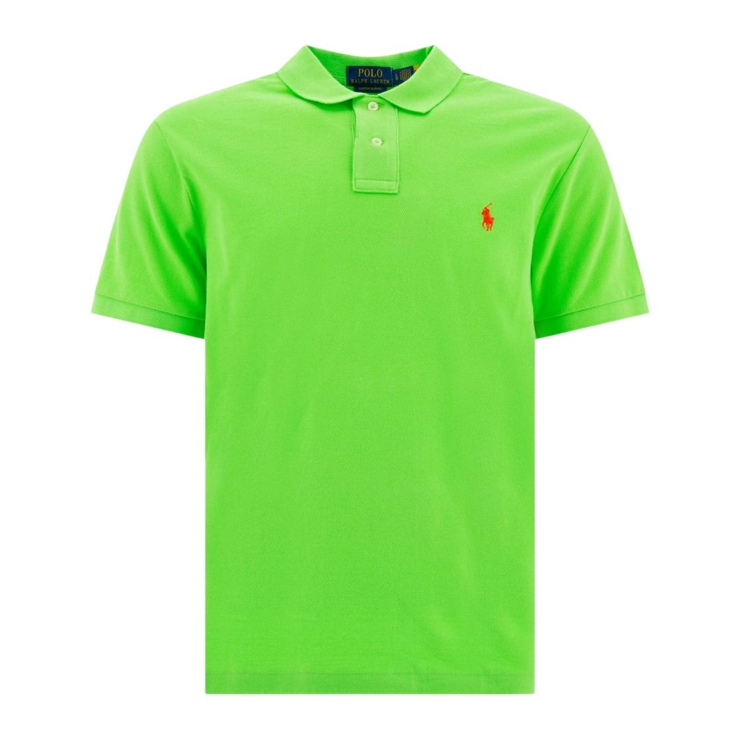 Polo Ralph Lauren Iconic Mesh Polo Shirt - Kiwi Green