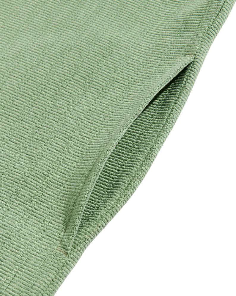 Penfield Textured Stripe Half Zip Funnel Neck Sweatshirt - Green