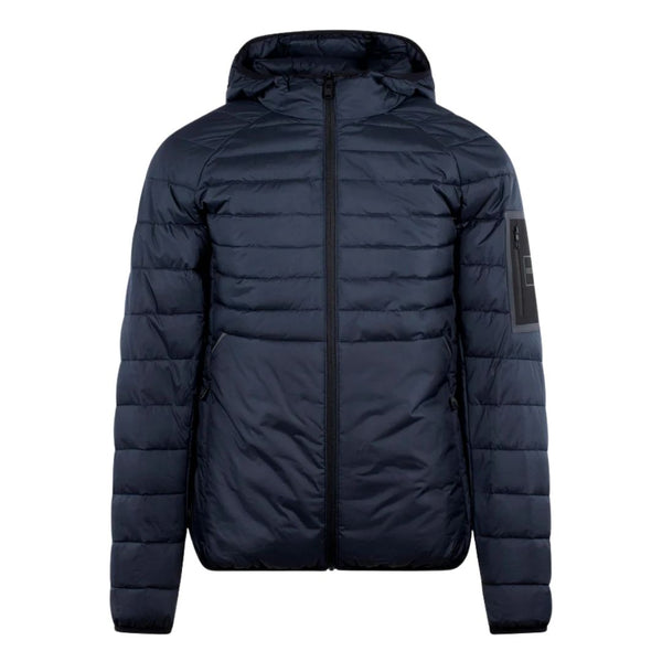 BOSS Green OW_Urbanex JT HD hooded jacket - Blue