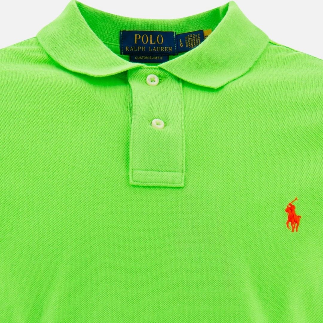Polo Ralph Lauren Iconic Mesh Polo Shirt - Kiwi Green