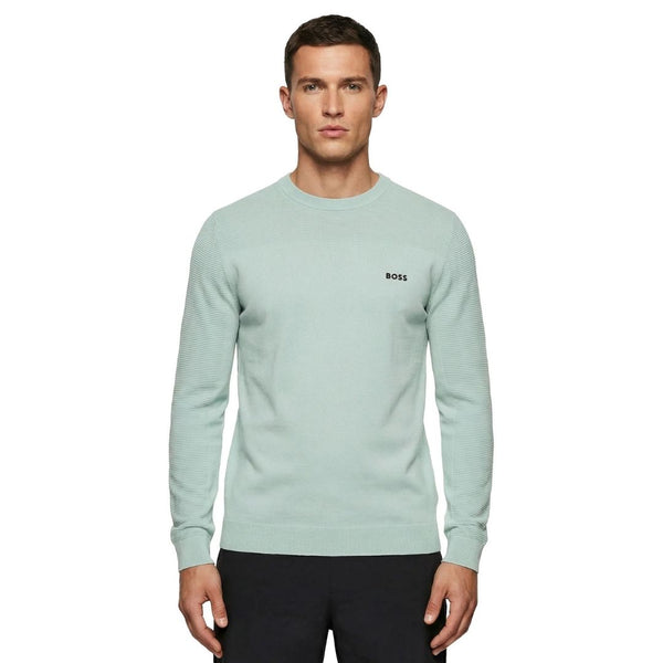 Boss Green Momentum-X Crew Neck Sweater - Turquoise