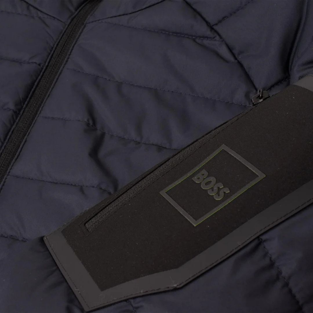 BOSS Green OW_Urbanex JT HD hooded jacket - Blue