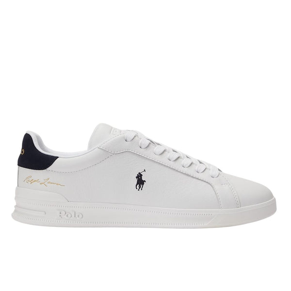 Polo Ralph Lauren Heritage Court II Leather Trainer - White