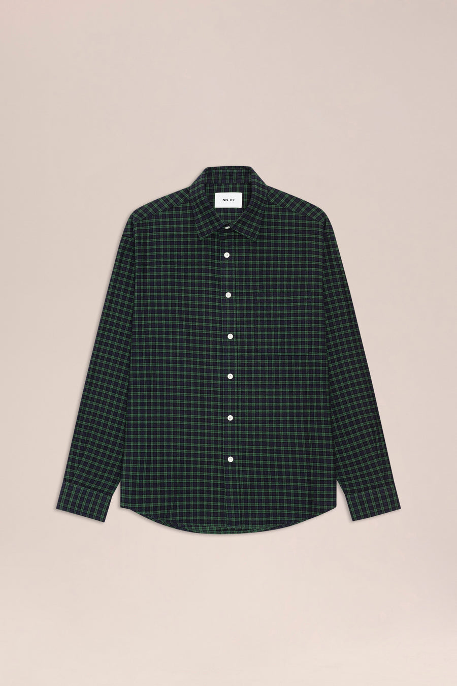 NN07 Deon 5465 Flannel Check Shirt – Indigo