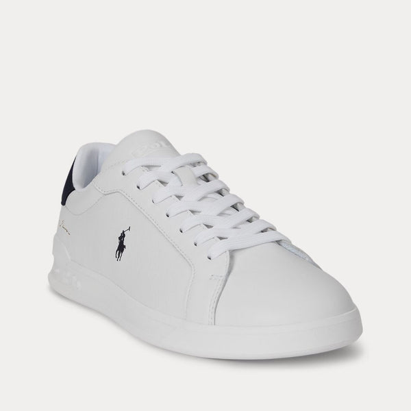 Polo Ralph Lauren Heritage Court II Leather Trainer - White