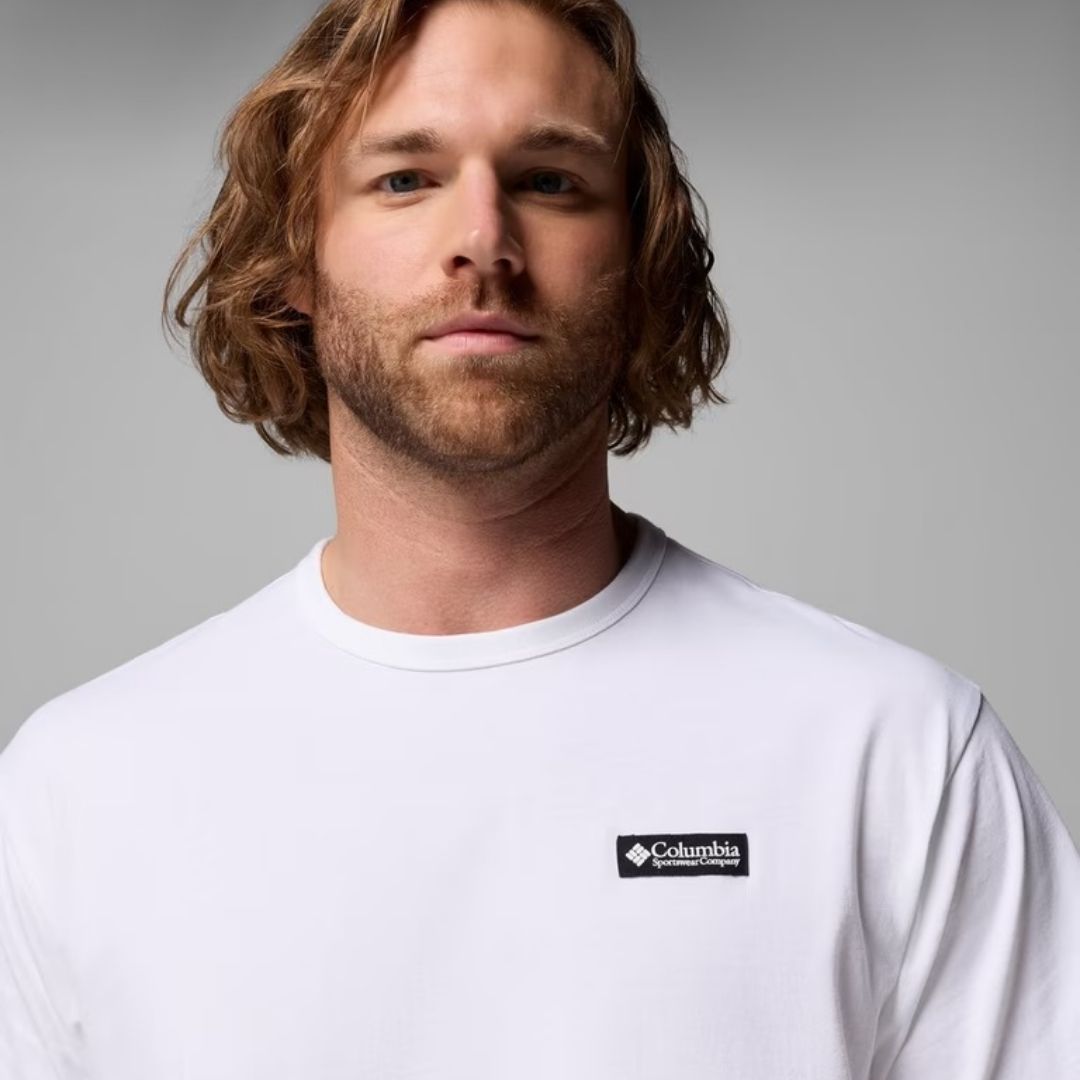 Columbia CSC™ Heavyweight Back Graphic Tee - White