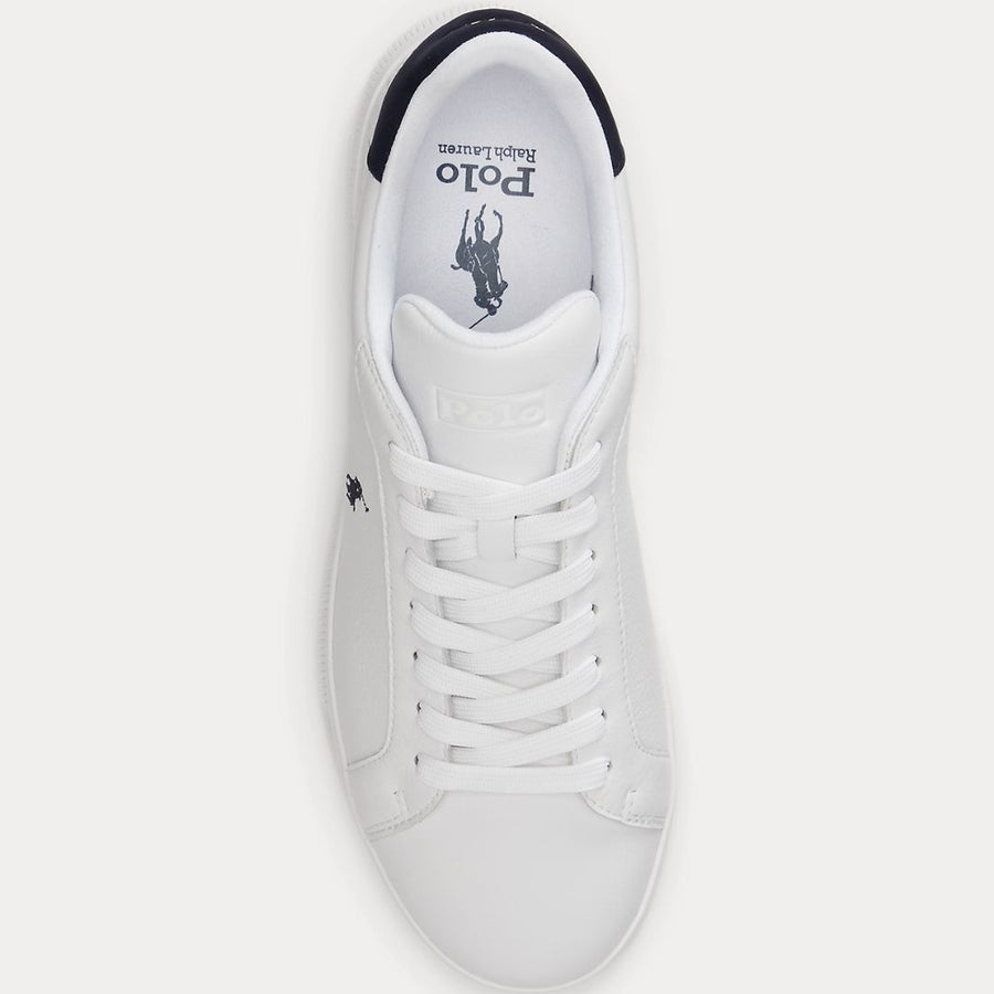 Polo Ralph Lauren Heritage Court II Leather Trainer - White